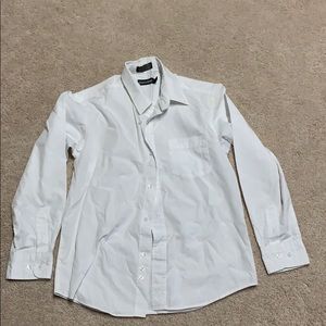 Boys like new white button down dress shirt